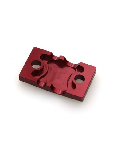 Soporte latiguillo de freno ROJO BETA enduro