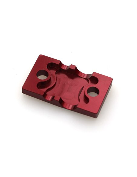 Soporte latiguillo de freno ROJO BETA enduro