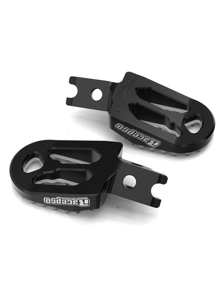 Estriberas Racepro negras Honda CR 125R 250R 02-07 CRF 150R 07-20 CRF 250R 02-07 450R 02-20 Africa Twin 18-19