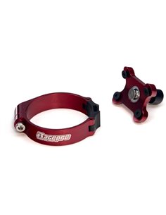 HOLESHOT de suspensión Racepro rojo 56.40mm Honda 250 450 Kawasaki 250 450 Suzuki 250 450