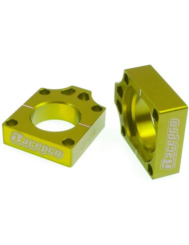 Tensor de cadena trasero Racepro amarillo Suzuki RMZ 250 04-20 RMZ 450 05-20 RMX 450 10-11 2017