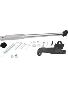 Caballete lateral Racepro plateado negro HUSQVARNA FX 350 450 17-19 KTM SX 125 250 12-15 SX-F 250 350 450 11-15