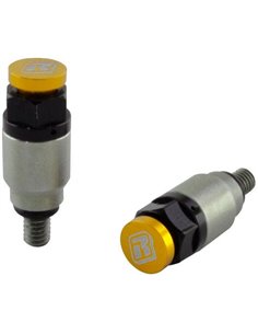 Purgadores de horquilla Racepro amarillos Kayaba / Showa M5x0.8 GASGAS EC 250 300 2018 XC 250 300 2018