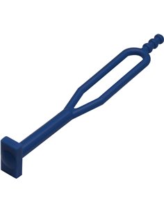 Goma sujeción caballete lateral Racepro azul