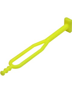 Goma sujeción caballete lateral Racepro amarilla fluor