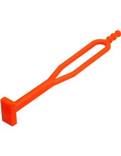 Goma sujeción caballete lateral Racepro naranja
