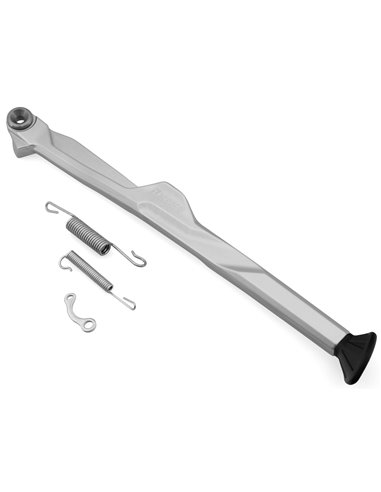 Caballete lateral Racepro plateado negro GASGAS HUSQVARNA KTM