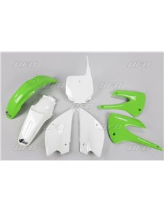 Kit de plástico Restyle Kawasaki Kx85 cor original Kakit218Ke-999 UFO-Plast