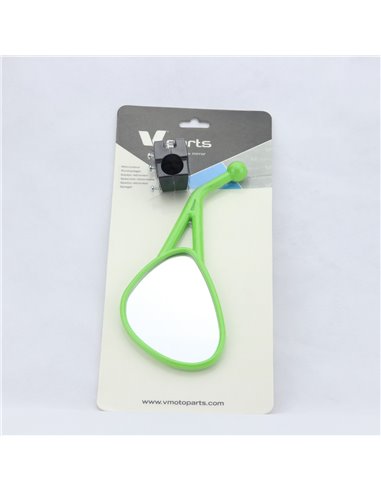 Espejo retrovisor homologado izquierdo plegable VERDE