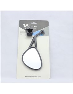 Espejo retrovisor homologado izquierdo plegable NEGRO