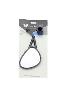 Espejo retrovisor homologado derecho plegable negro