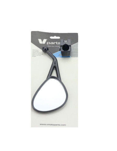 Espejo retrovisor homologado derecho plegable negro