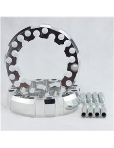 Separadores delanteros CROSSPRO 45mm pulidos 4/156/145/137 SUZUKI YAMAHA HONDA KAWASAKI KTM GASGAS CAN-AM