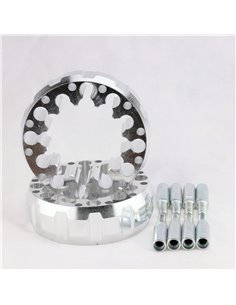 Separadores traseros CROSSPRO 45mm 4/100/110/115 Pulidos SUZUKI YAMAHA HONDA KAWASAKI KTM GASGAS