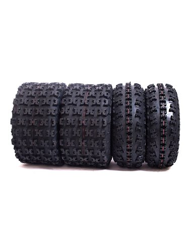 Pack neumaticos SUNF 027 6 lonas 22x7x10 + 20x10x9