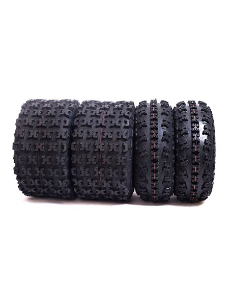 Pack neumaticos SUNF 027 6 lonas 22x7x10 + 20x10x9
