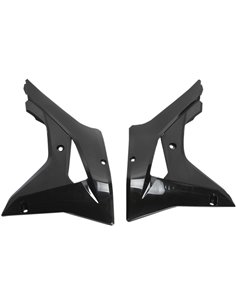 Cache radiateur Honda Crf450Rx noir Ho04683-001 UFO-Plast