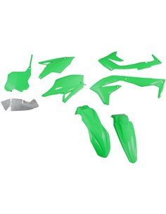 Kit de plástico completo UFO-Plast Kawasaki green fluor KAKIT223AFLU