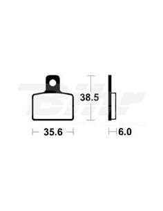 Tecnium MOR303 Sintered racing brake pads
