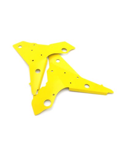 Protector lateral de chasis CROSSPRO aluminio amarillo LTR 450