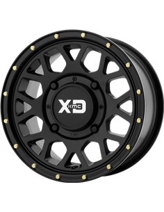 Llanta reforzada KMC XS135 Negro Satinado 14x7 +38mm 4x156 POLARIS UTV YAMAHA YXZ 1000 2020