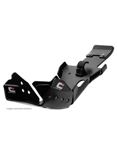 Protector de carter y bieleta hard enduro CROSSPRO DTC negro GASGAS EC EX 250F 350F 21-22 HUSQVARNA FE 250 350 19-23