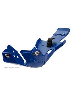 Protector de carter y bieleta hard enduro CROSSPRO DTC azul GASGAS EC EX 250F 350F 21-22 HUSQVARNA FE 250 350 19-23