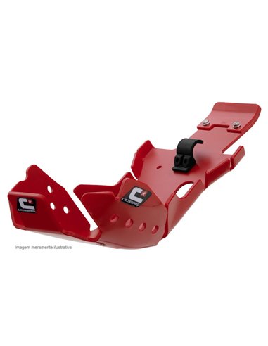 Protector de carter y bieleta HARD enduro CROSSPRO DTC rojo Beta 4t 350 390 430 480 20-22