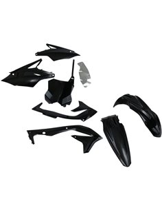 Kit de plásticos Kawasaki negro Kakit226-001 UFO-Plast