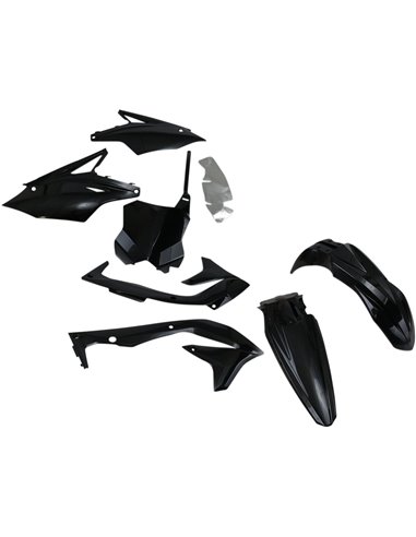 Kit de plásticos Kawasaki negro Kakit226-001 UFO-Plast