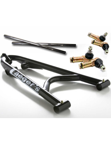 Trapecios Laeger's Long Travel  TRX 450R +2 NEGROS ( +10 cm totales)