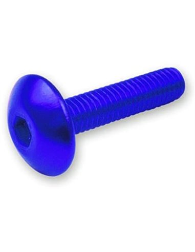 Kit 6 tornillos allen M6X20 AZUL