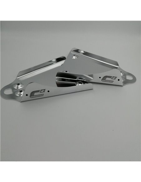 Protector trapecios Crosspro aluminio pulido LTZ 400 KFX 400 DVX 400