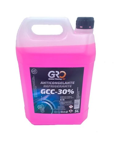 GCC-30% Liquido refrigerante rosa GRO OIL 5 l.