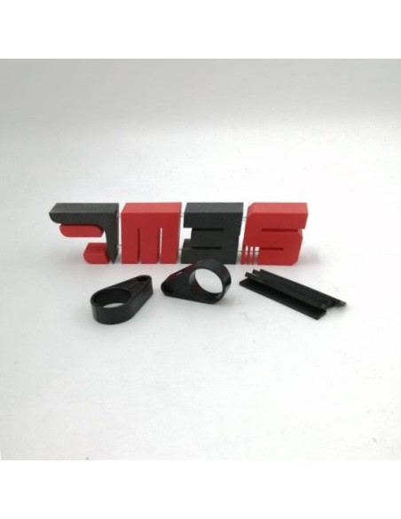 Soportes M3S para latiguillos de freno color Negro