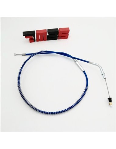 Cable Gas M3S con funda Azul LTZ 400 KFX 400 DVX 400 para mando de gas
