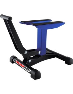 Caballete Xtreme Crosspro con elevador azul