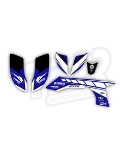 Kit adhesivos YAMAHA YFZ 450 (04-08) 50 aniversario azul