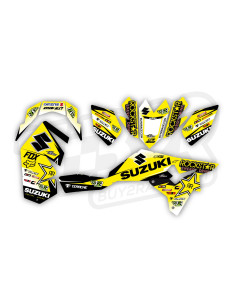 Kit adhesivos recubrimiento completo Suzuki LTR 450 amarillo 1