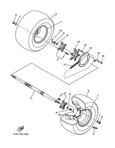 Filtro aire de potencia Green QH028 Honda TRX 400 EX