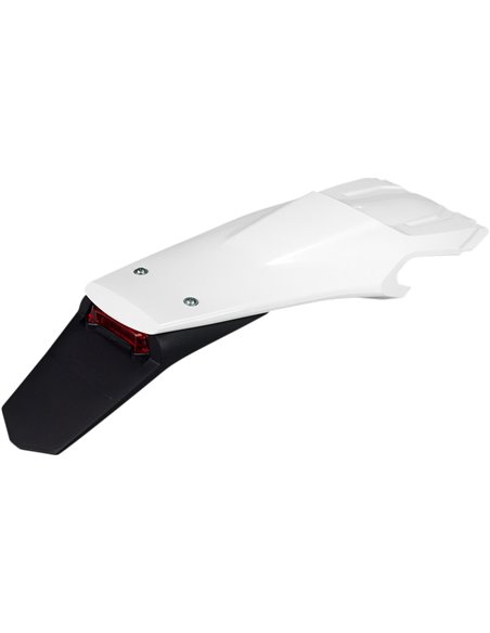 Guardabarros trasero con piloto Husqvarna blanco UFO-Plast Hu03398040