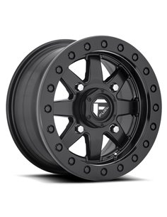 Llanta reforzada con beadlock FUEL TECH Negro 15x7 +38mm 4x137 Can Am x3