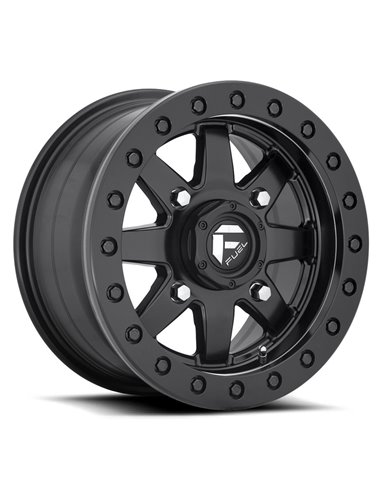 Llanta reforzada con beadlock FUEL TECH Negro 15x7 +38mm 4x137 Can Am x3