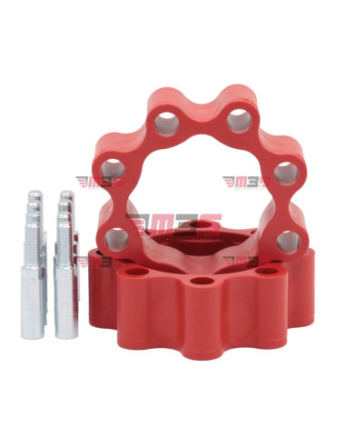 2 separadores traseros policarbonato M3S 45mm rojo SUZUKI YAMAHA HONDA KAWASAKI KTM GASGAS