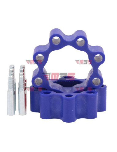 2 separadores traseros policarbonato M3S 45mm azules SUZUKI YAMAHA HONDA KAWASAKI KTM GASGAS