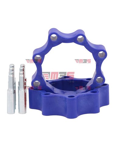 2 separadores delanteros policarbonato M3S 45mm azules SUZUKI YAMAHA HONDA KAWASAKI KTM GASGAS