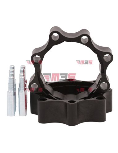 2 separadores delanteros policarbonato M3S 45mm negros SUZUKI YAMAHA HONDA KAWASAKI KTM GASGAS