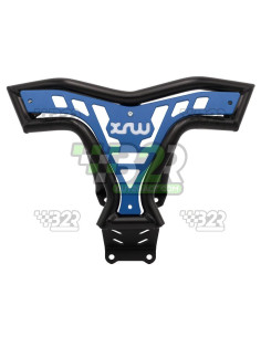 Defensa delantera XRW aluminio X16 NEGRO y AZUL Suzuki LTZ 400