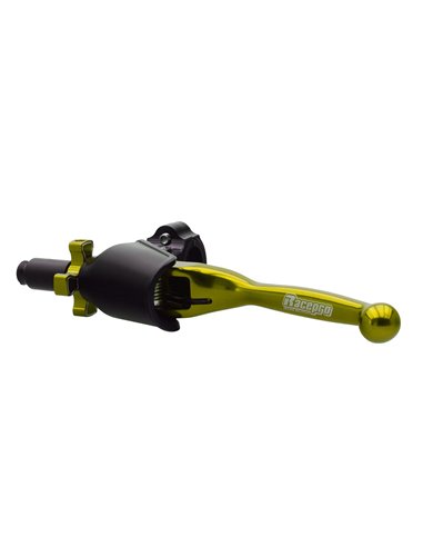 Maneta de embrague reversible amarilla Racepro con tensor rapido universal