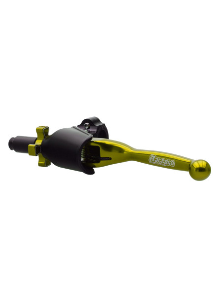 Maneta de embrague reversible amarilla Racepro con tensor rapido universal